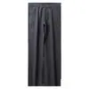 Estación europea otoño e invierno algodón modal sarga microelástico simple negocios lavado cintura media ajuste recto pantalones casuales para hombre
