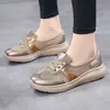 Nuevos Zapatos de Malla Transpirable para Mujer de Verano Ligeros Cómodos Zapatos de Trabajo Casuales Zapatos de Viaje Deportivos Fitness Zapatos para Caminar