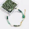 Nuevas Cuentas Espaciadoras Versátiles de Piedra Natural Accesorios para DIY Moda Cuentas Sueltas Cuentas para Hilo Cuentas Agrietadas Materiales para Pulseras