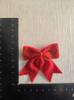 Adornos Colgantes de Lazo de Campana Roja Suministros de Decoración Navideña Accesorios DIY Tejido para Árbol de Navidad Regalos Brillantes