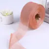 Acessório de Cabelo DIY Fita de Lã 6cm de Largura 50 Jardas de Comprimento Fio Franzido Fio Crepe Fita de Laço Tule Enrugado Metabo