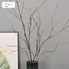 Ramas de árbol artificiales marchitas para decoración de bodas en interiores, materiales de follaje para decoración del hogar, arreglos florales artificiales marchitos estilo chino