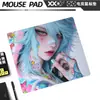 Csgo Mouse Pad Bidimensional Anime Dibujos Animados Sexy Pad para Escritorio de Computadora Antideslizante Pequeño Pad para Juegos de eSports