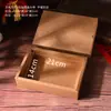 Caixa de Presente Shortbread Bolo Caixa de Papel para Confeitaria Amarela Caixa para Confeitaria Floco de Neve Caixa de Embalagem para Bolo Lunar Chinês Tipo Gaveta de Papel Kraft Pequena
