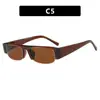 Gafas de Sol Pequeñas de Montura Cuadrada 2026 Modelo Nuevo Media Montura Estilo Celebridad de Internet Europeo y Americano Gafas de Sol Personalizadas Gafas de Sol de Moda para Mujer
