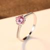 PAG &amp; MAG Anillo de color gema S925 anillo de bodas de plata Flash joyería de plata de moda coreana fábrica al por mayor
