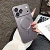 Funda de teléfono magnética adecuada para iPhone 18 Promax con pintura metálica y cobertura total, funda protectora mate anticaídas para Apple 17 y 16