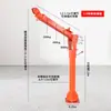 Mini Montacargas Cabrestante Máquina Elevadora Giratoria Soporte de Pared Interior Exterior Montado en Vehículo Estante Hidráulico