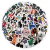 50 piezas pegatinas de graffiti de dibujos animados de fútbol deportes de pelota transfronterizos decorativas para equipaje funda de teléfono pegatinas al por mayor