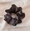 Pasador de Tela Japonés Coreano para el Cabello Goma para el Cabello Exquisita de Gama Alta Pasador Banda de Cuero Anillo para el Cabello de Temperamento Cuerda para el Cabello Femenina Anillo de Intestino Grande