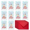 Conjunto de Cartão de Aniversário Novo Grande Tamanho 1 Interessante com Envelope Cheio de Cartões de Bênção de Aniversário Rituais