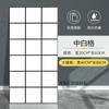 Adhesivo de pared tipo baldosa imitación mármol Zócalo de pared Perímetro de pared impermeable a prueba de humedad Baño feo Adhesivo de placa de plástico aluminio Autoadhesivo Panel de pared