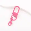 Llavero Popular Giratorio de Colores con Cierre de Resorte Hebilla para Puerta Hebilla Colgante Pintada Colgante para Bolso Accesorios de Joyería DIY
