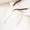 Platino Chapado en Cobre Correas Altas Ajustables con Cuentas Cadena Extendida Cadena de Cola Pulsera Collar de Perlas Hecho a Mano DIY Cadena Extensible Retráctil