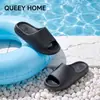 Pantuflas de Mujer 2026 Verano Nuevo Modelo para Interior Hogar Suela Gruesa Soporte de Arco Antibacterianas Sin Olor Antideslizantes Pantuflas Sencillas