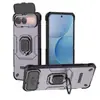 Nova capa para celular VIVO S2 com design de urso, adequada para VIVO S2; Capa de celular VIVO S2 anti-queda com janela deslizante