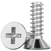 Tornillos Autorroscantes de Acero Inoxidable 304 Cabeza Avellanada Cruzada Kb Cola Plana Tornillos de Cabeza Plana M1-M5 Tornillos Autorroscantes Pie Plano Tornillos Pequeños