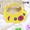 Gorro de baño para niños, gorro para champú, gorro de champú de cabeza de pez dorado para bebé, gorro protector para bañar y lavar el cabello, impermeable, protector de oídos y a prueba de salpicaduras