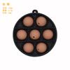 Cuentas de Silicona Pulsera de Transferencia de Agua Colorida Cuentas Redondas Perforadas Cuentas Sueltas Mordedor de Grado Alimenticio 15mm Accesorios para Bricolaje Cuentas para Orejas
