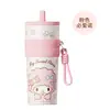 Copo Térmico Biano Sanrio Copo com Canudo Desenho Animado Copo de Água Portátil para Estudantes Crianças Presente Fofo de Alto Valor para Meninas