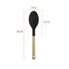 Utensilios de Cocina de Silicona con Mangos de Madera, Juego de 8 Piezas, Utensilios de Cocina de Silicona, Espátula, Cuchara para Sopa, Juego de Ocho Piezas, Juego de Utensilios de Cocina de Silicona con Mangos de Madera