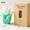 Vela Perfumada de Tulipán Transfronteriza, Regalo Festivo que Mejora la Atmósfera, Regalo para el Día del Maestro, Vela Decorativa de Fragancia Hecha a Mano