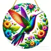 Nuevo colgante decorativo plano acrílico transfronterizo para pared, patio, balcón, porche, etiqueta colgante decorativa acrílica