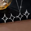 Temu Popular Moda Transfronteiriça Simples Joias do Oriente Médio Luxo Leve Anel Brilhante de Cobre com Zircônia Brincos Colar