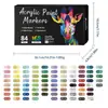 Los 240 rotuladores acrílicos de doble punta y doble color más vendidos de Amazon, bolígrafos de dibujo para niños con punta suave, set de papelería, rotuladores para graffiti