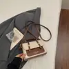 Bolso de Hombro para Mujer Estilo Nuevo para Viajes Diarios, Versátil Bolso de Mano Estilo Británico 2026 Bloques de Color, Bolso de Patchwork de Nicho, Bolso Cuadrado Pequeño de Lujo Ligero