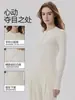 Ropa de Yoga Ajustada de Manga Larga para Mujer, Tops Fitness Moldeadores de Cintura de Modal, Camisetas de Yoga Transpirables para Entrenamiento Deportivo