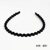 Diadema deportiva invisible para hombre, moderna, sencilla, estilo coreano, con ondas antideslizantes, para mujer