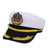 2025 Nuevo Primavera y Verano Fiesta de Rendimiento Escenario Yates Gorra Azul Marino Marinero Capitán Exterior Gorra para el Sol