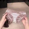 Ventas Directas de Fábrica Superventas Transfronterizos Encaje Sexy Puro Deseo Calzones de Encaje para Mujer Ligeros Corte de Lazo Calzones Coquetos