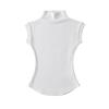 Nueva Oumi de Primavera para mujer, chica hot, cuello alto medio, chaleco ajustado a la cintura, camiseta