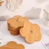Tapete para Caçarola Tapete Isolante Tapete de Mesa de Madeira Estilo Ins Resistente a Altas Temperaturas Tapete Isolante Doméstico Anti-Queimaduras Tapete Isolante Grande Simples