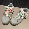 Estilo marino transfronterizo nuevo artículo charm de zapato de estrella de mar concha colgante azul marino hebilla de cordón de zapato compatible con papá de entrenamiento alemán zapatos de ballet