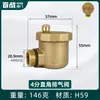 Válvula Baizhan Válvula de Purga Automática de Cobre para Calentadores Solares de Agua, Radiadores, Tuberías de Agua, Calefacción por Suelo Radiante y Calderas de Pared