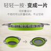 Fabricante de Origen Cesta de Filtro de Agua Plegable Cesta Telescópica para Frutas Verduras Azul Tamaño Cesta de Drenaje de Dos Piezas Cesta para Verduras