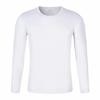 Camiseta de cuello redondo, manga larga, secado rápido, impresión de logotipos, para publicidad de grupos culturales, para correr, maratones y ropa de trabajo.