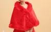 Nuevo Chal de Lana para Boda de Novia Otoño e Invierno Chal para Vestido de Boda Blanco Abrigo Grueso Cálido Chal Grueso