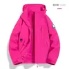 Chaqueta de tres en uno estilo camello para mujer, cortavientos e impermeable, desmontable, ropa para ciclismo y montañismo al aire libre