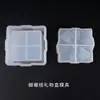 Molde de Silicone Artesanal de Resina de Cristal DIY Papoula Molde de Caixa de Presente Laço Molde de Caixa de Armazenamento de Ornamento