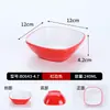 10 Peças de Tigelas Pequenas de Melamina, Tigelas de Arroz para Cantina Fast Food, Tigelas de Sopa Imitação Porcelana Comercial, Tigelas de Mingau, Tigelas para Molho de Hot Pot Picante