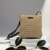 Bolsa Transversal de Palha Popular Transfronteiriça, Nova Bolsa de Ombro de Palha, Bolsa Artesanal Tecida à Mão, Bolsa de Praia para Férias, Bolsa Feminina de Grande Capacidade