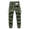 Pantalones Cargo de Moda para Hombre Estilo Americano 2024, Pierna Recta Ancha, Marca de Moda, Bolsillos Múltiples, Casuales, Largos