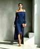 Estação Independente Europeia Comércio Exterior Moda Feminina Sexy Ombro Único Elegante Temperamento Vestido de Festa Vestido com Fenda