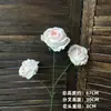 Colección de Flores Artificiales Blancas, Flores Falsas para Bodas, Decoraciones de Jardín Monet, Hortensias al por Mayor Transfronterizas, Materiales Florales para Interiores