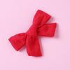 Accesorios para el cabello hechos a mano, pinzas para el cabello para niñas, pinzas para el cabello con lazo de algodón con estampado de cuadros finos, accesorios para el cabello
