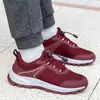Sapatos para Idosos Sapatos Masculinos de Outono Antiderrapantes de Sola Macia Esportivos Sapatos de Pai Produtos Genuínos Sapatos de Caminhada para Idosos e de Meia-Idade Feminino Mãe